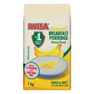 Iwisa Instant Breakfast Porridge Banana 1kg