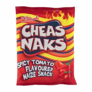Cheas Naks Spicy Tomato maize snack