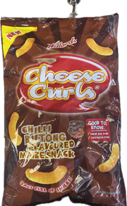 Willards Cheese Curls Chilli biltong snack 90g